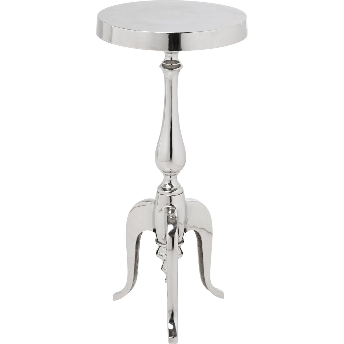Table d'appoint en alu, BAROCCO argent, KARE DESIGN