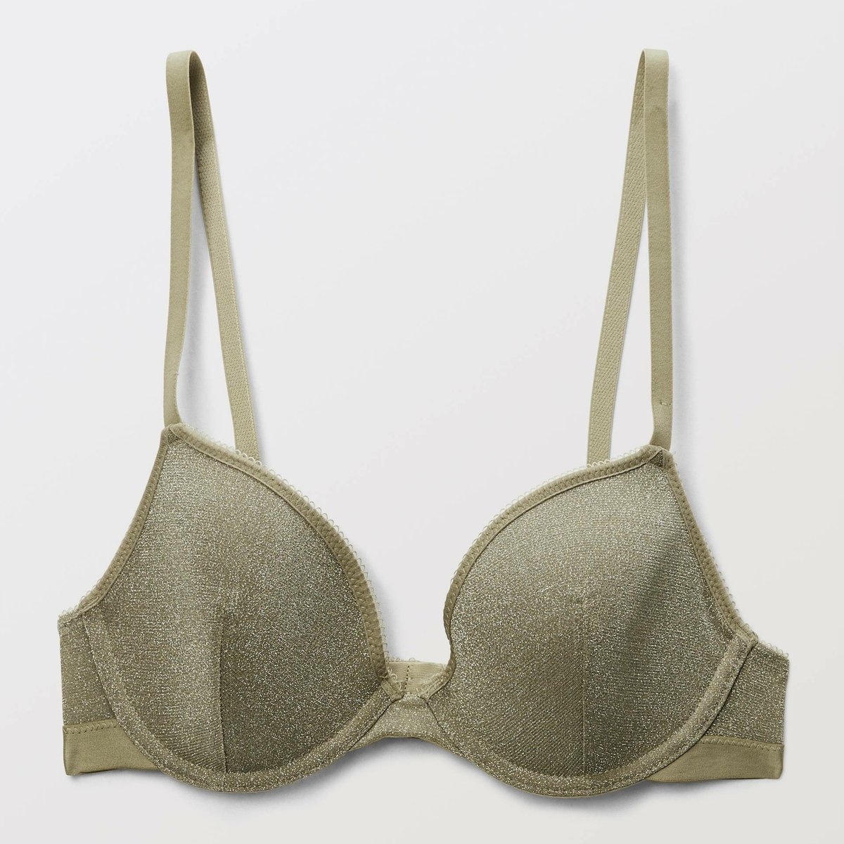Soutien-gorge coques fines ARIEL avec fils métalisés orme, MONOPRIX