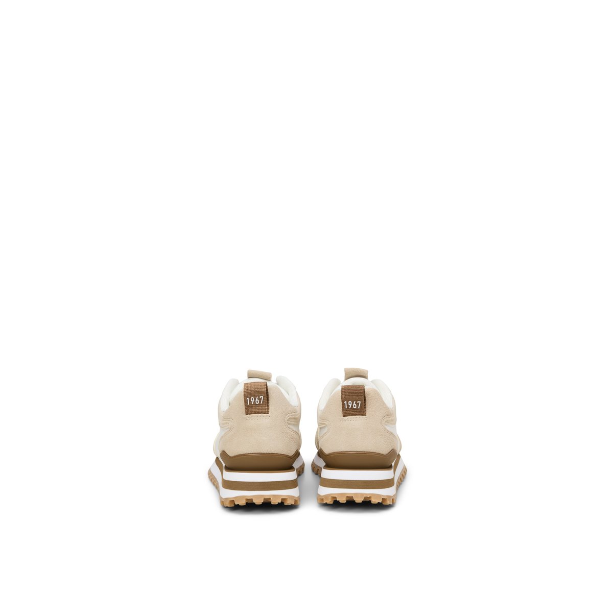 Baskets slip-on modèle Bjorna en cuir velours et néoprène blanc, MARC O'POLO
