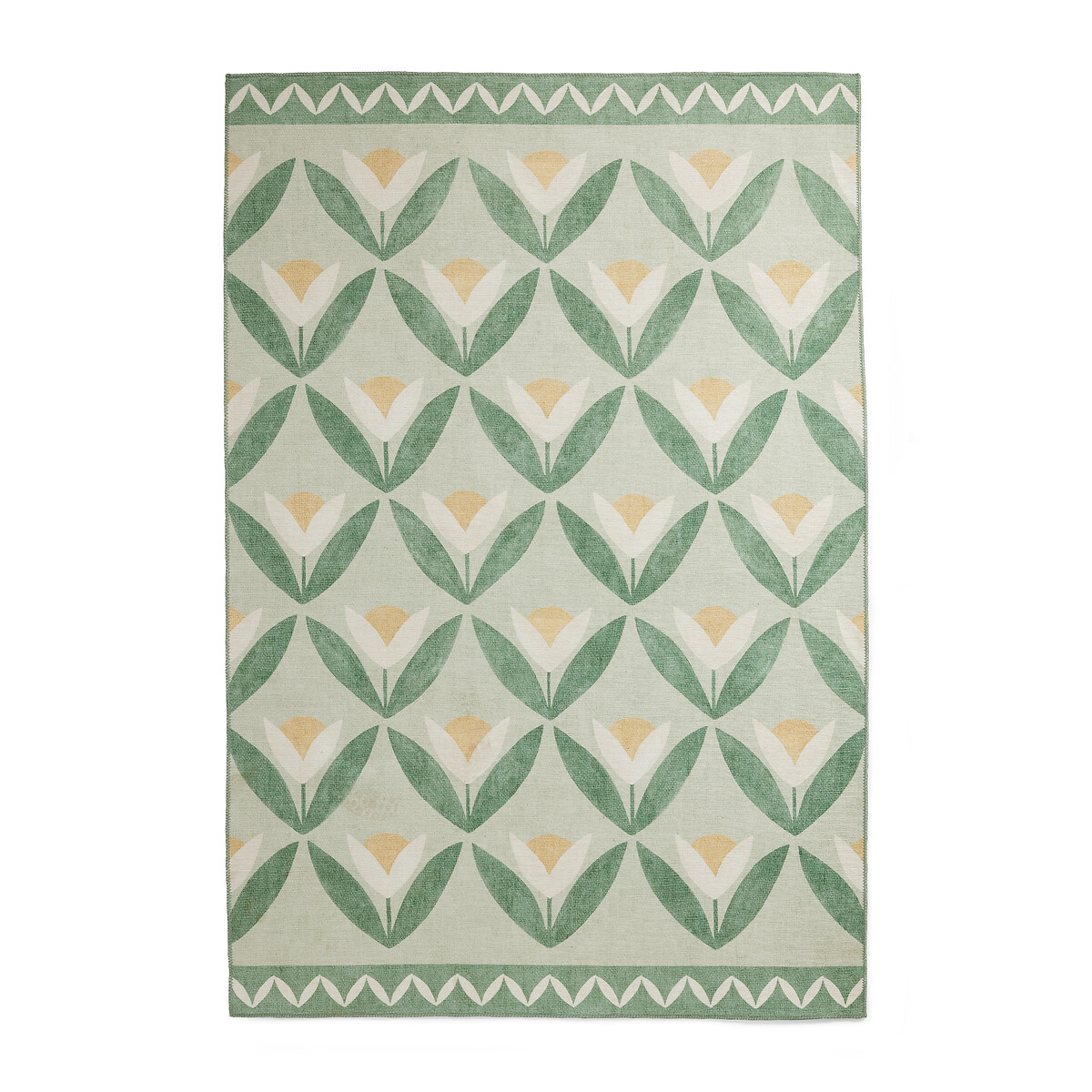 Tulip Trellis Washable Rug pine, SCION