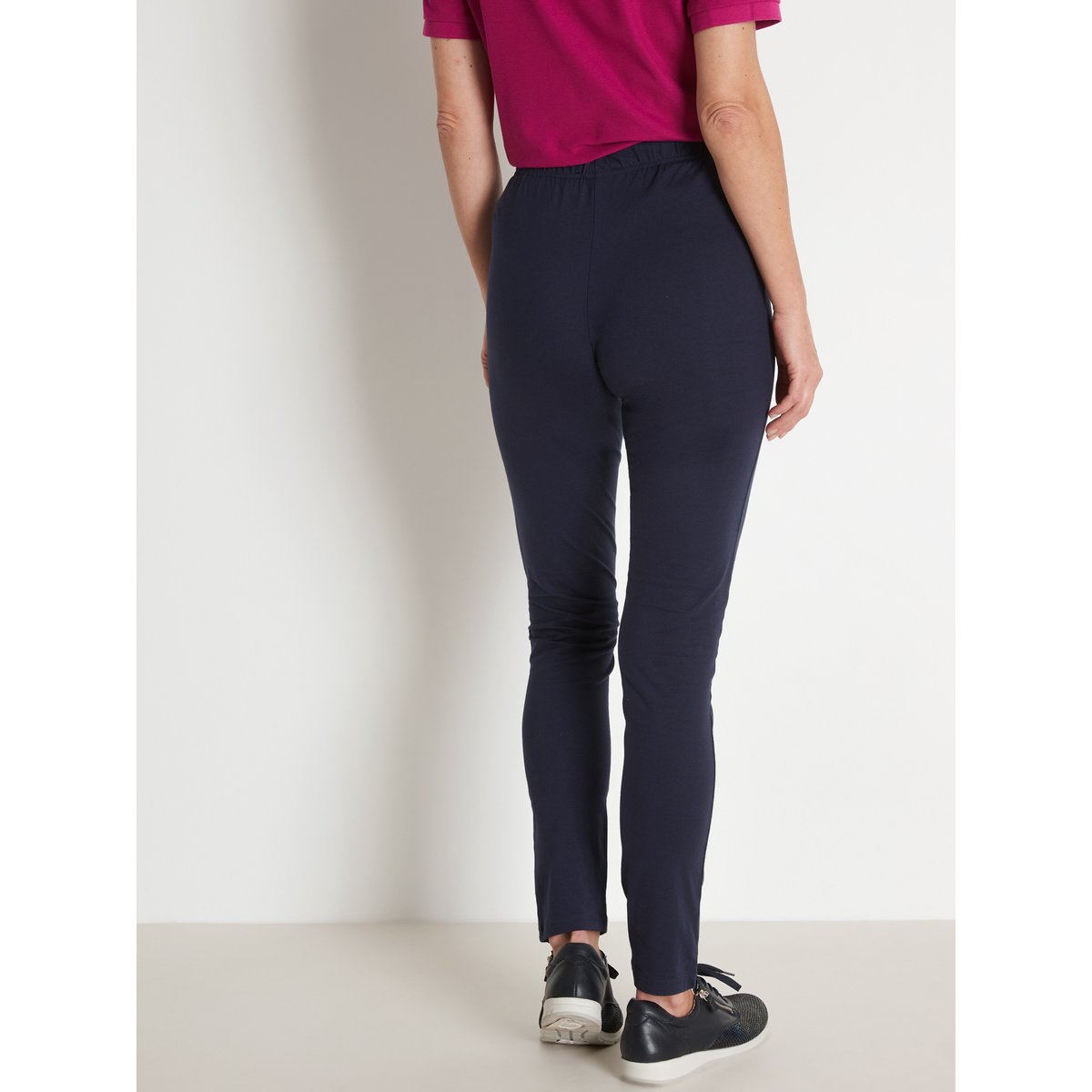 Lot de 2 leggings imprimé pois + marine, DAXON