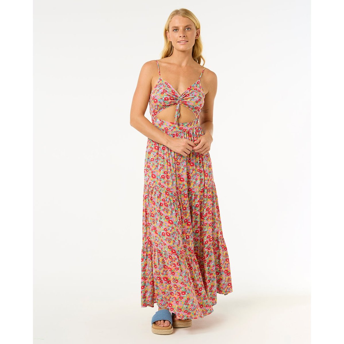 Robe LAS DALIAS MAXI DRESS bleu, RIP CURL