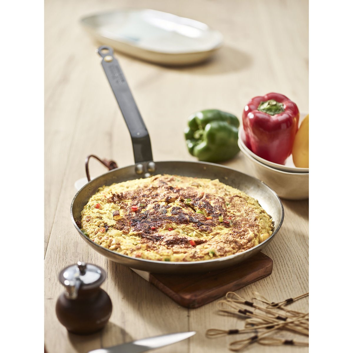Poêle à omelette ø28 cm - mineral b element multicolore, DE BUYER