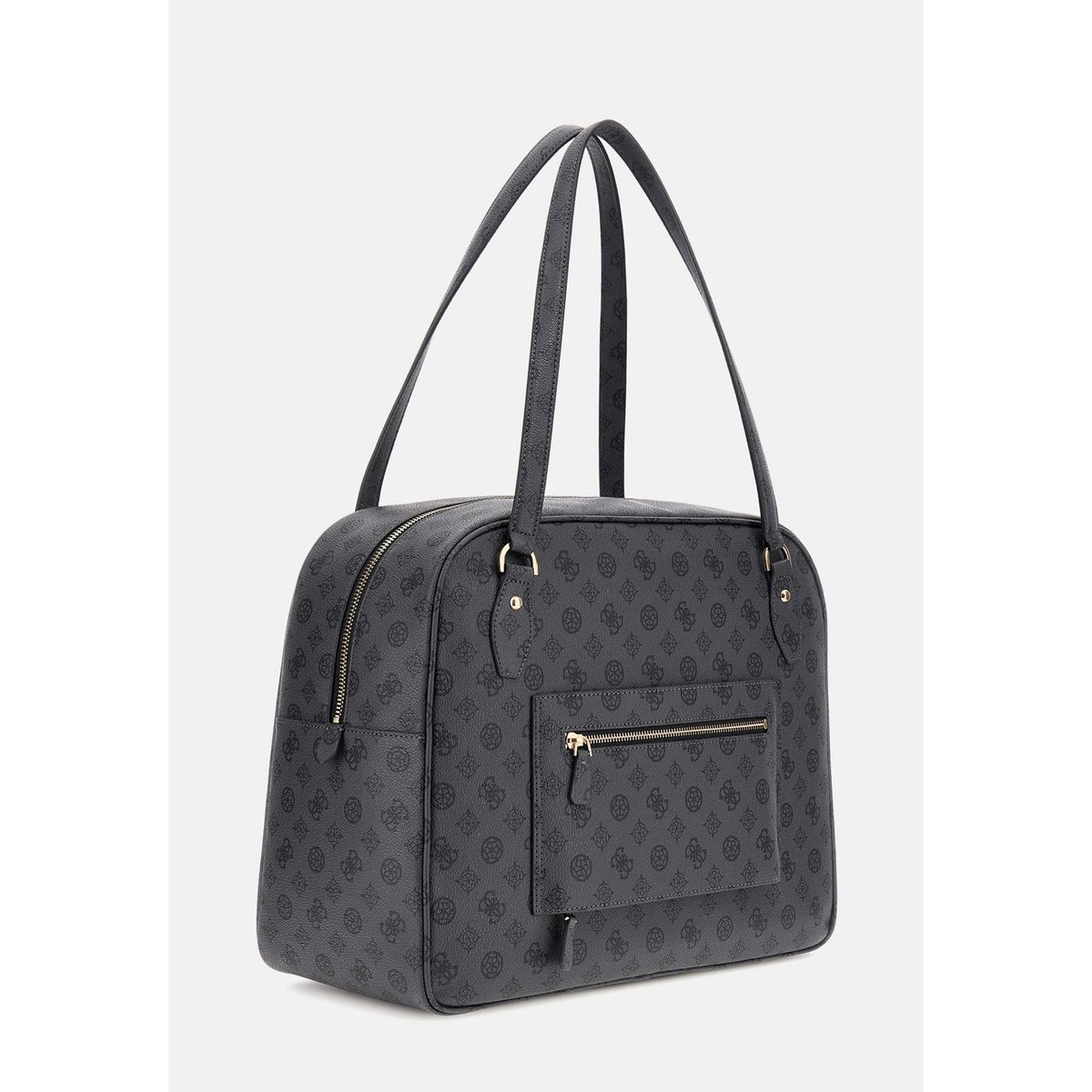 Sac Cabas Wilder 4G Logo Pivoine noir multi, GUESS