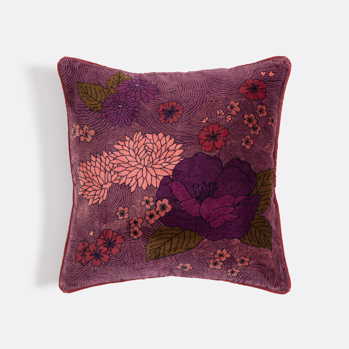 Housse de coussin en velours 45x45 cm, Velluto multicolore, LA REDOUTE INTERIEURS
