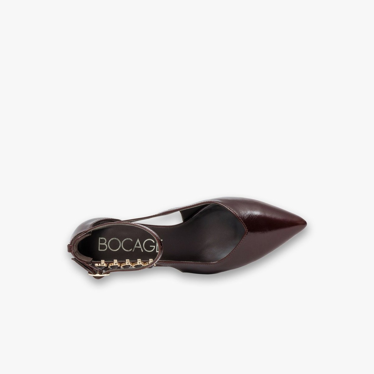 Escarpin en cuir DANAE violet pourpre, BOCAGE
