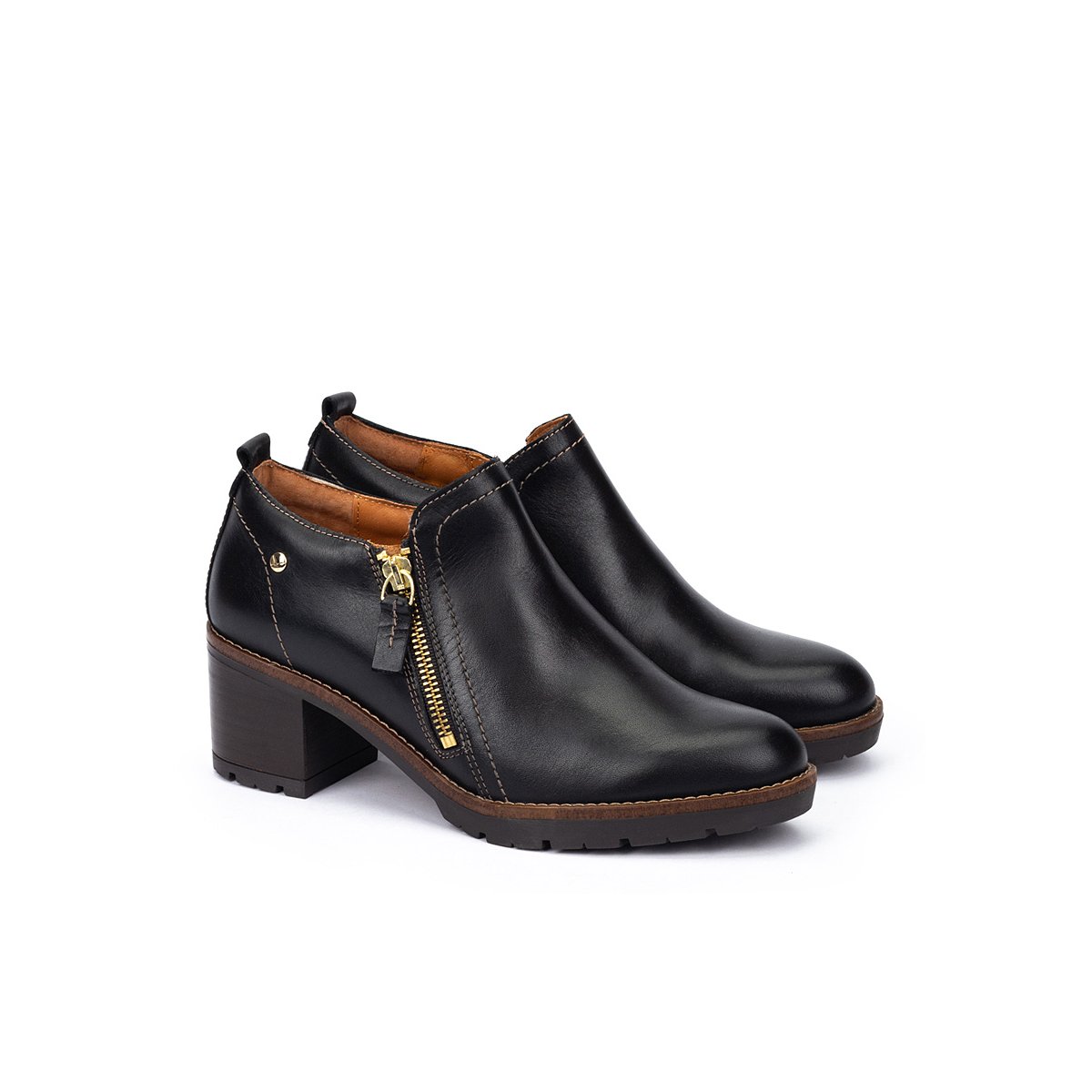 Chaussures montantes cuir Llanes black, PIKOLINOS