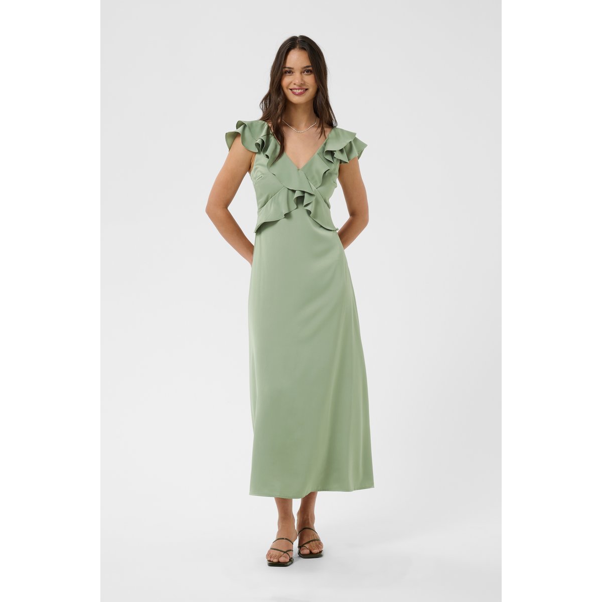 Robe vert sea spray, KAFFE