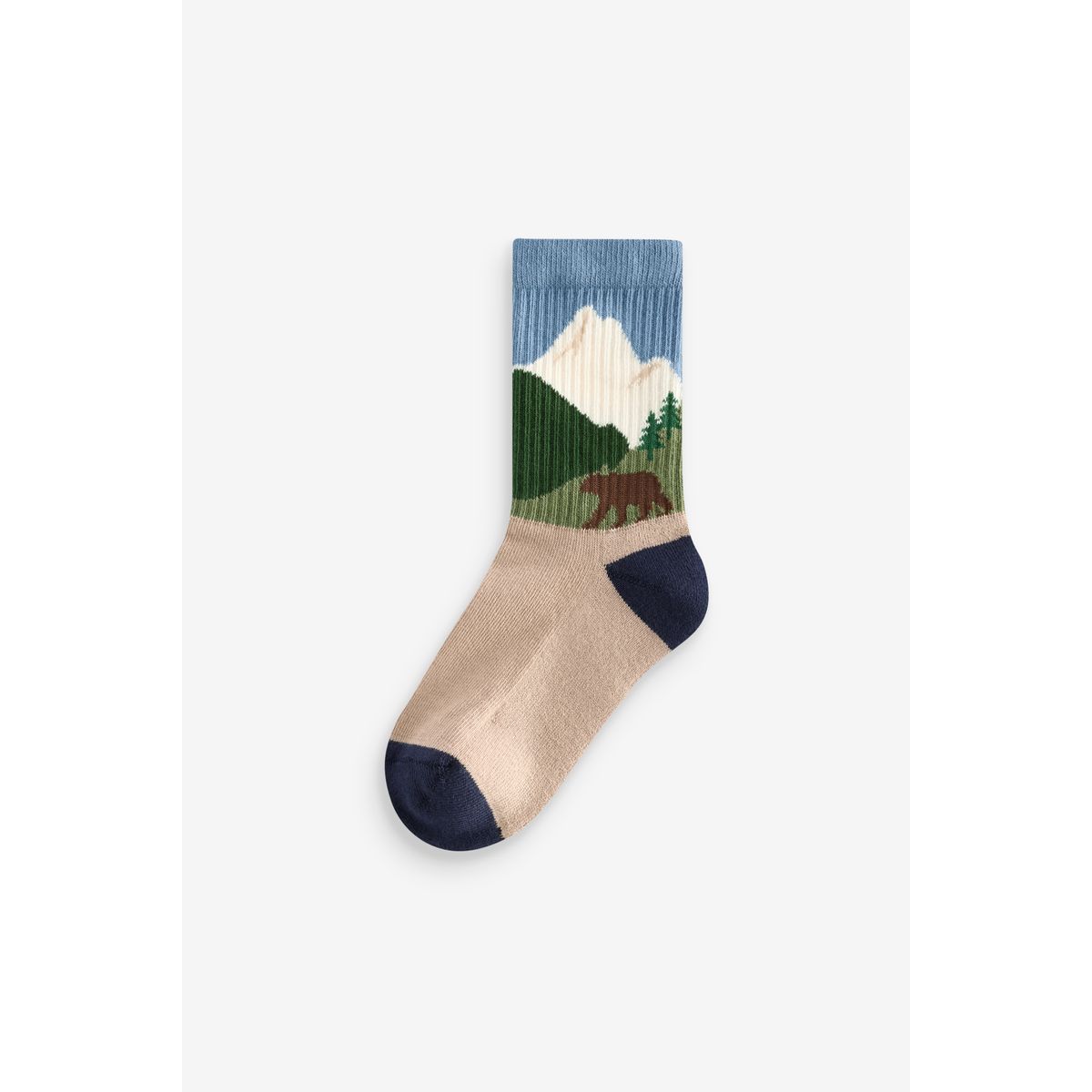Chaussettes côtelé à passepoil, 5 paires multi-couleurs, NEXT