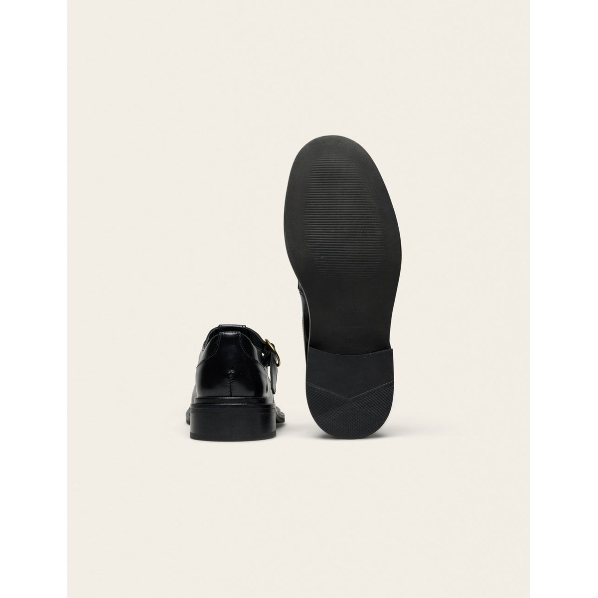 Derbies TYRIA cuir box noir, ODAJE