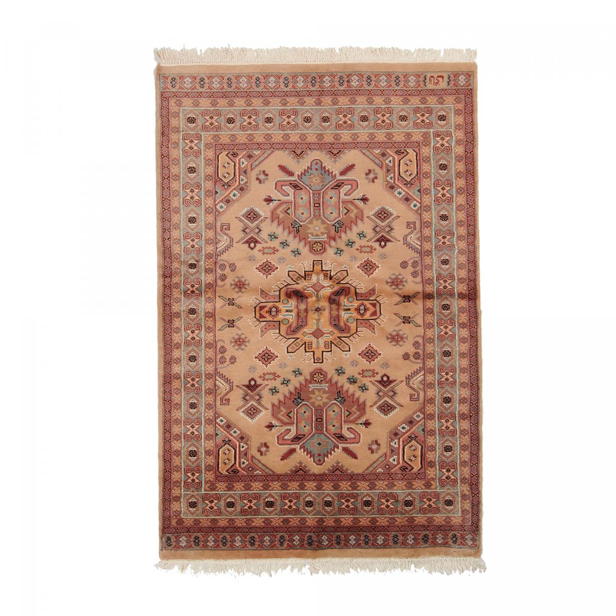 Authentique tapis d'Orient fait main en laine SHADAPOUR multicolore, UN AMOUR DE TAPIS