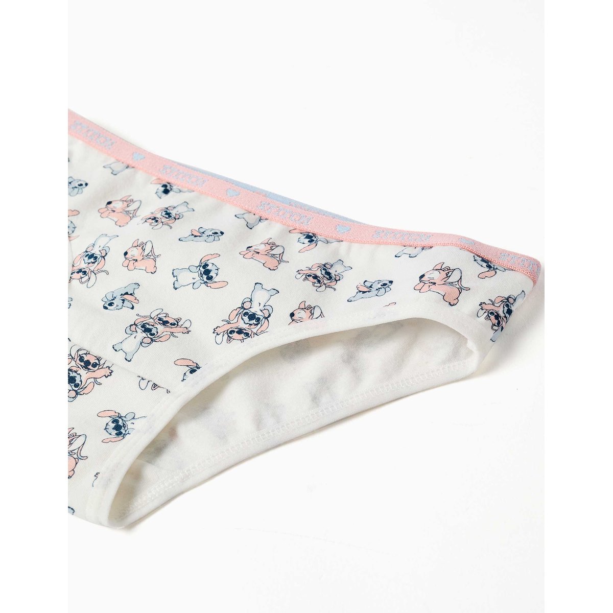 Ensemble de top et culottes avec Stitch et Angel beige clair, ZIPPY