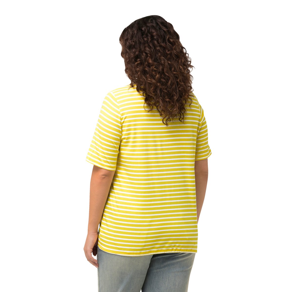 T-shirt à rayures bouton d'or, ULLA POPKEN