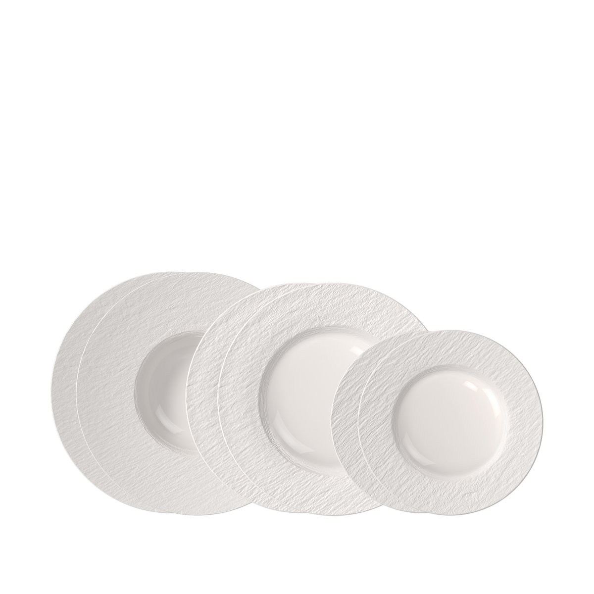Set De Dîner, 6 Pièces MANUFACTURE couleur unique, VILLEROY & BOCH