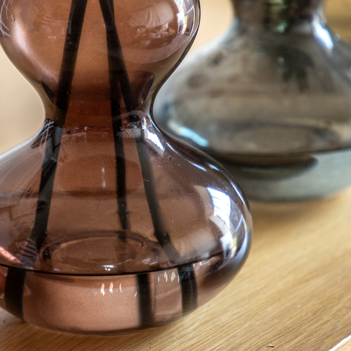 500ml Rose Oud Brown Glass Diffuser brown , SO'HOME