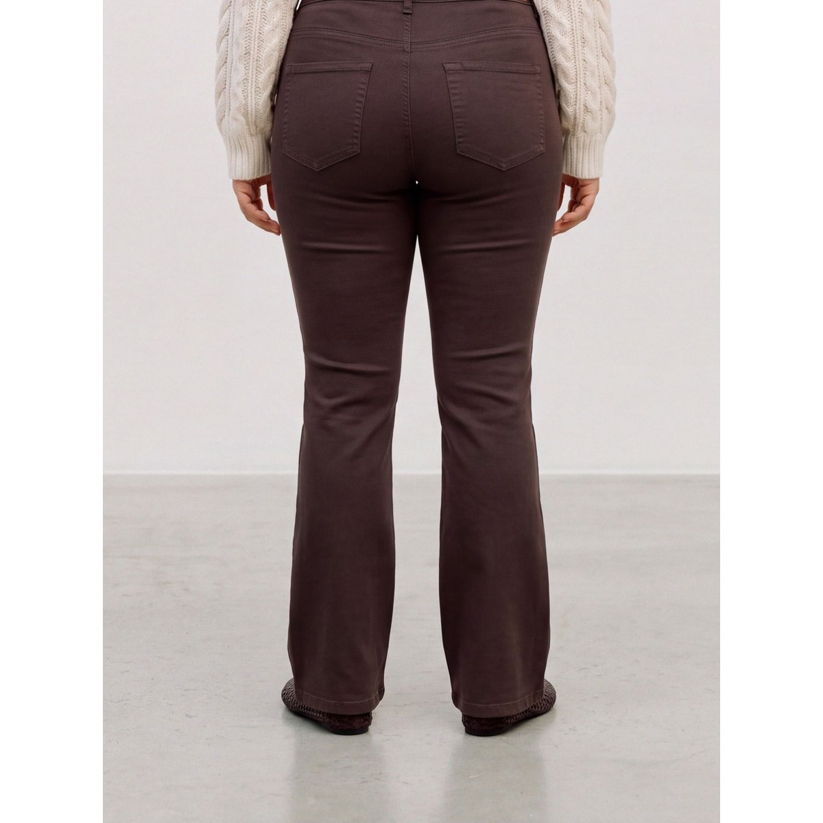 Jean Flared marron - chocolate torte 1, VERO MODA
