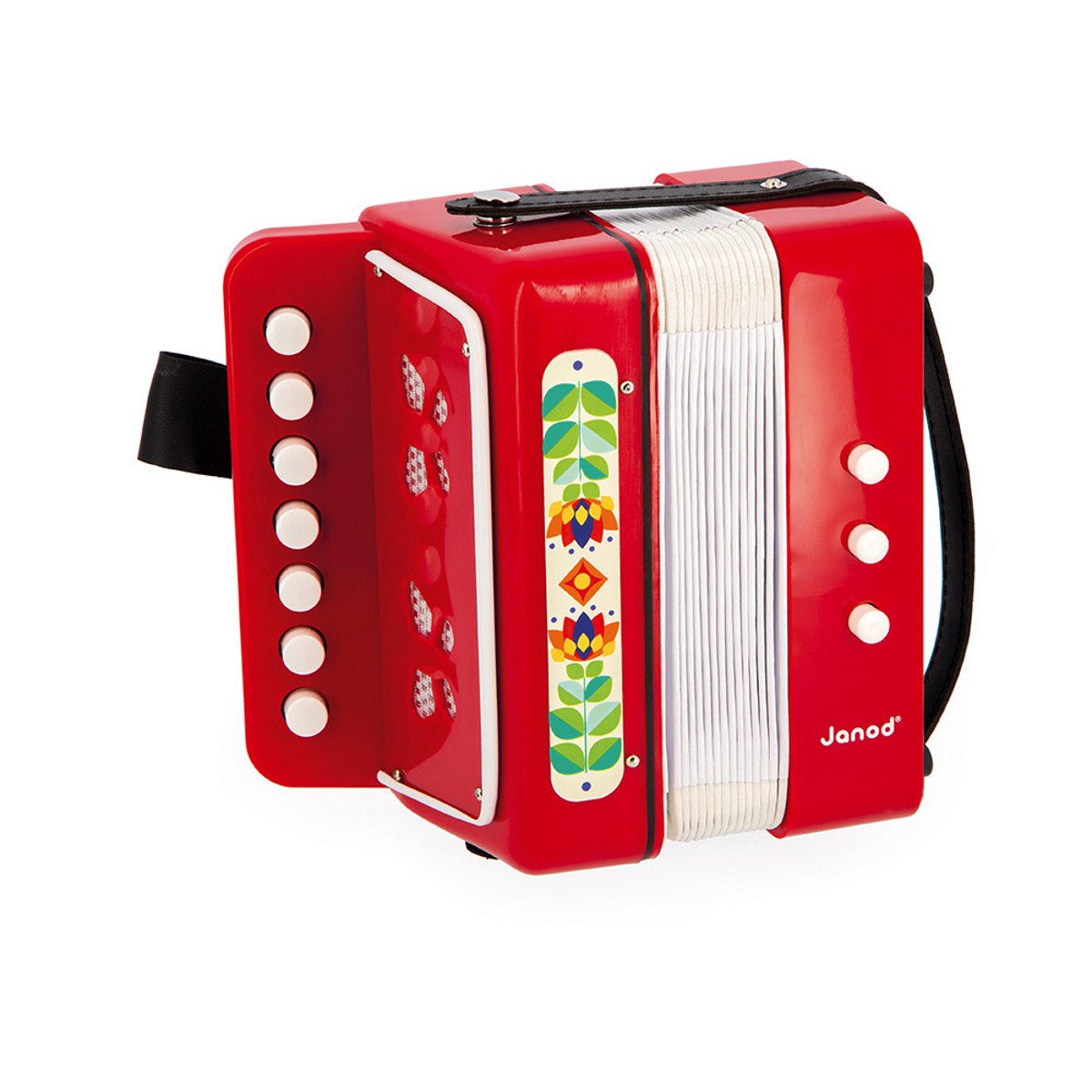 Accordéon Gioia rouge, blanc, JANOD