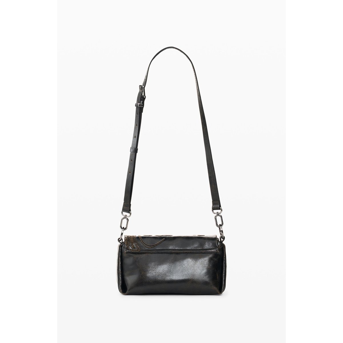 Petit sac matelassé marron, DESIGUAL