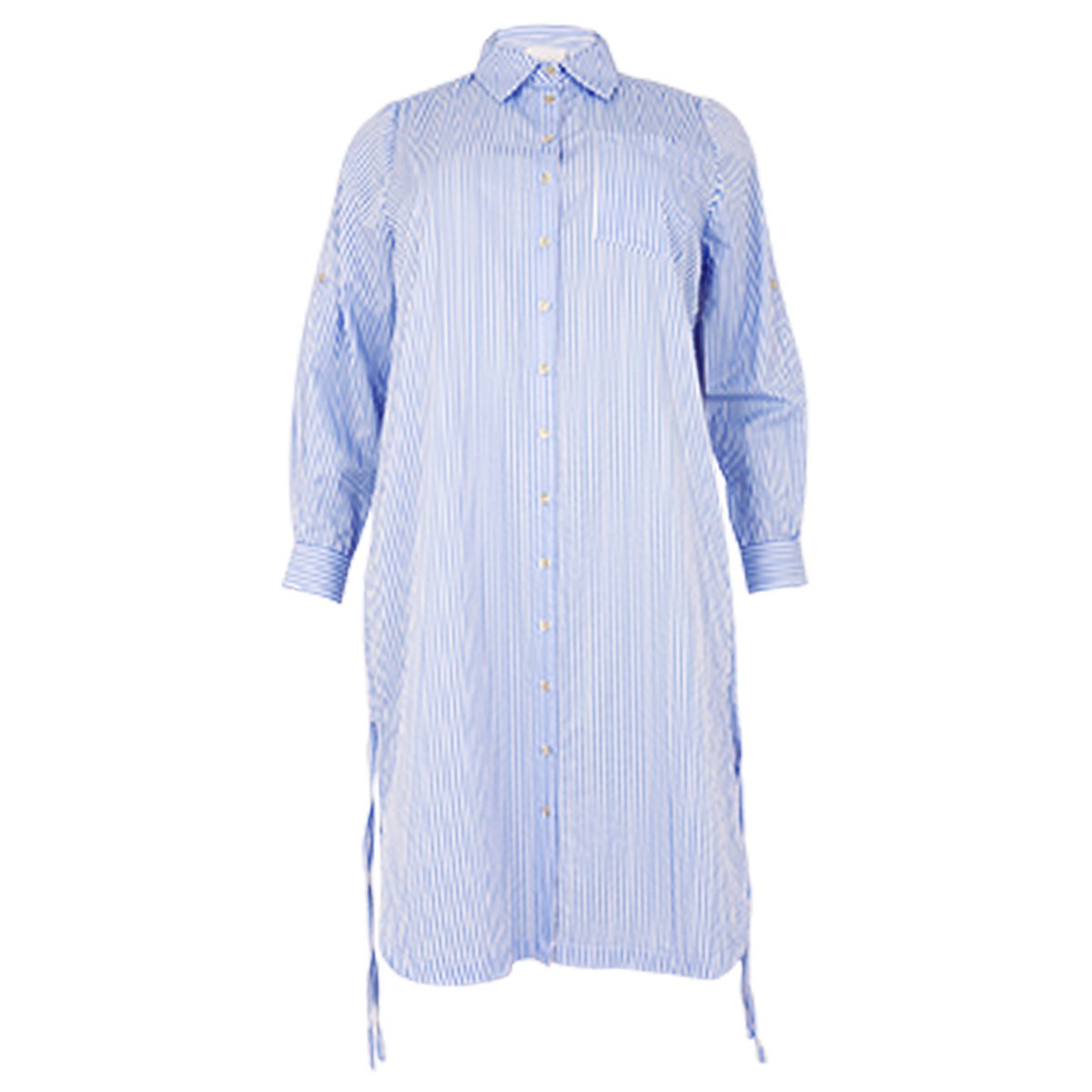 Robe avec rayures bleu clair, YOEK