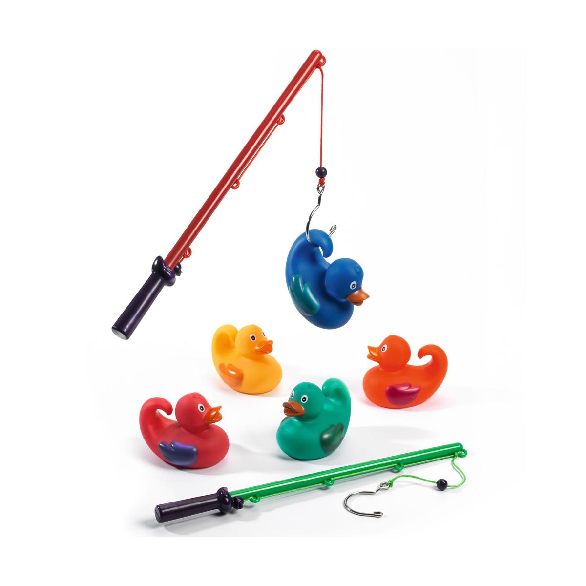 Jeu de pêche aux canards multicolore, DJECO