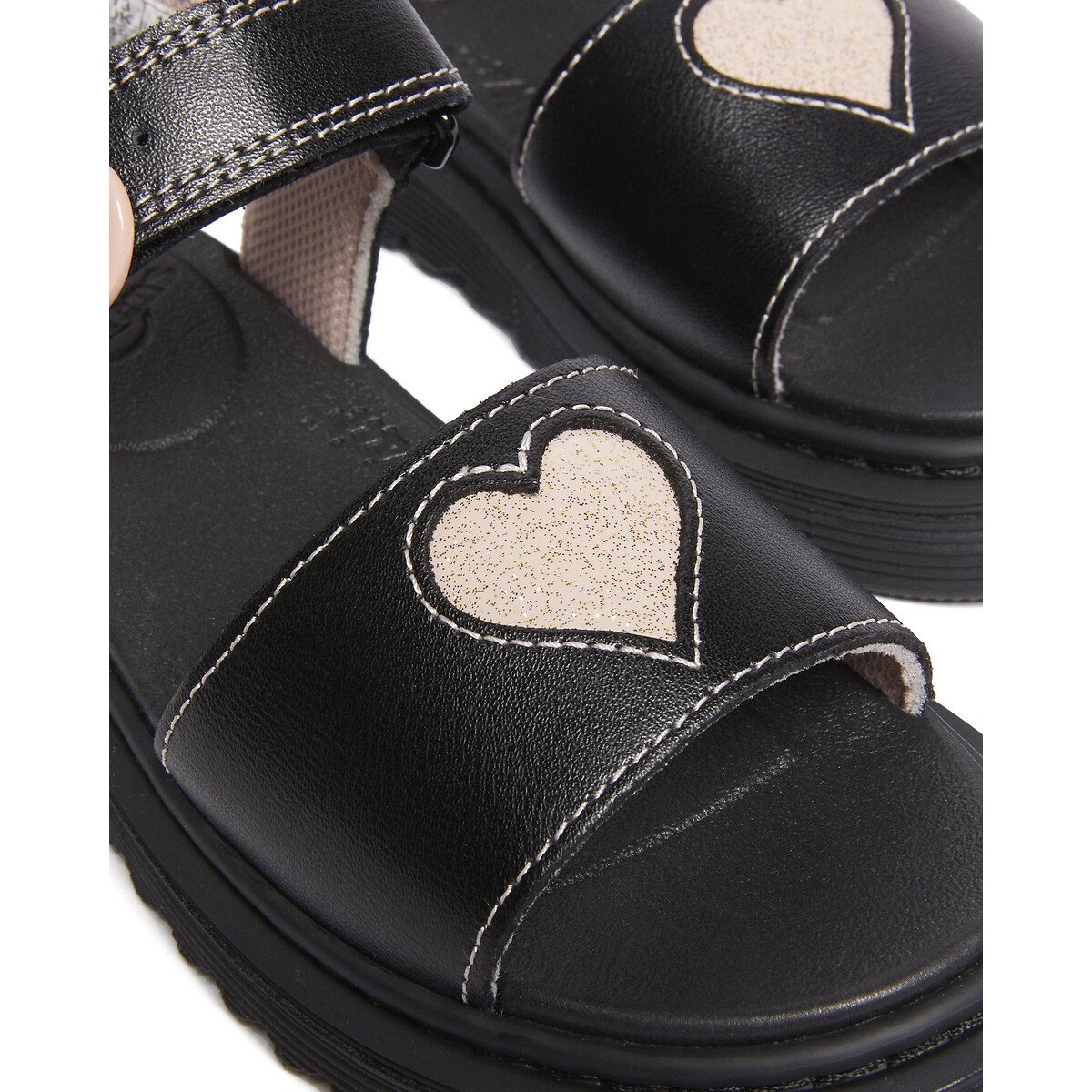 Kids Klaire Leather Sandals black patent, DR. MARTENS