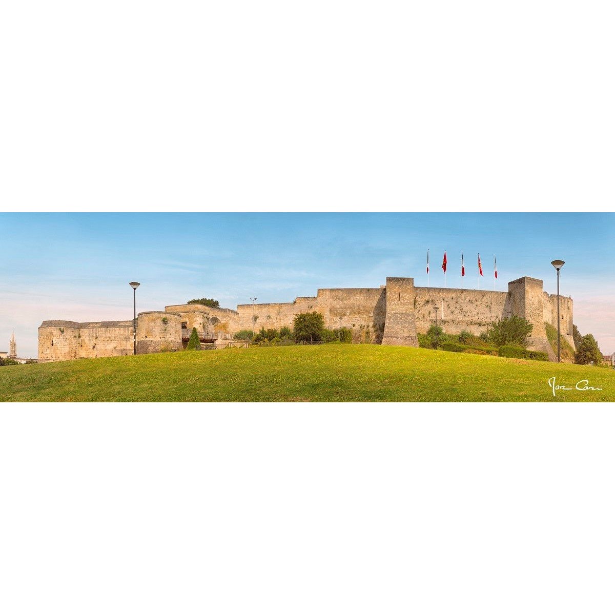 Tableau Mural Château De Caen 3 ARCHITECTURE tableaux sur toile-multicolore, CEANOTHE