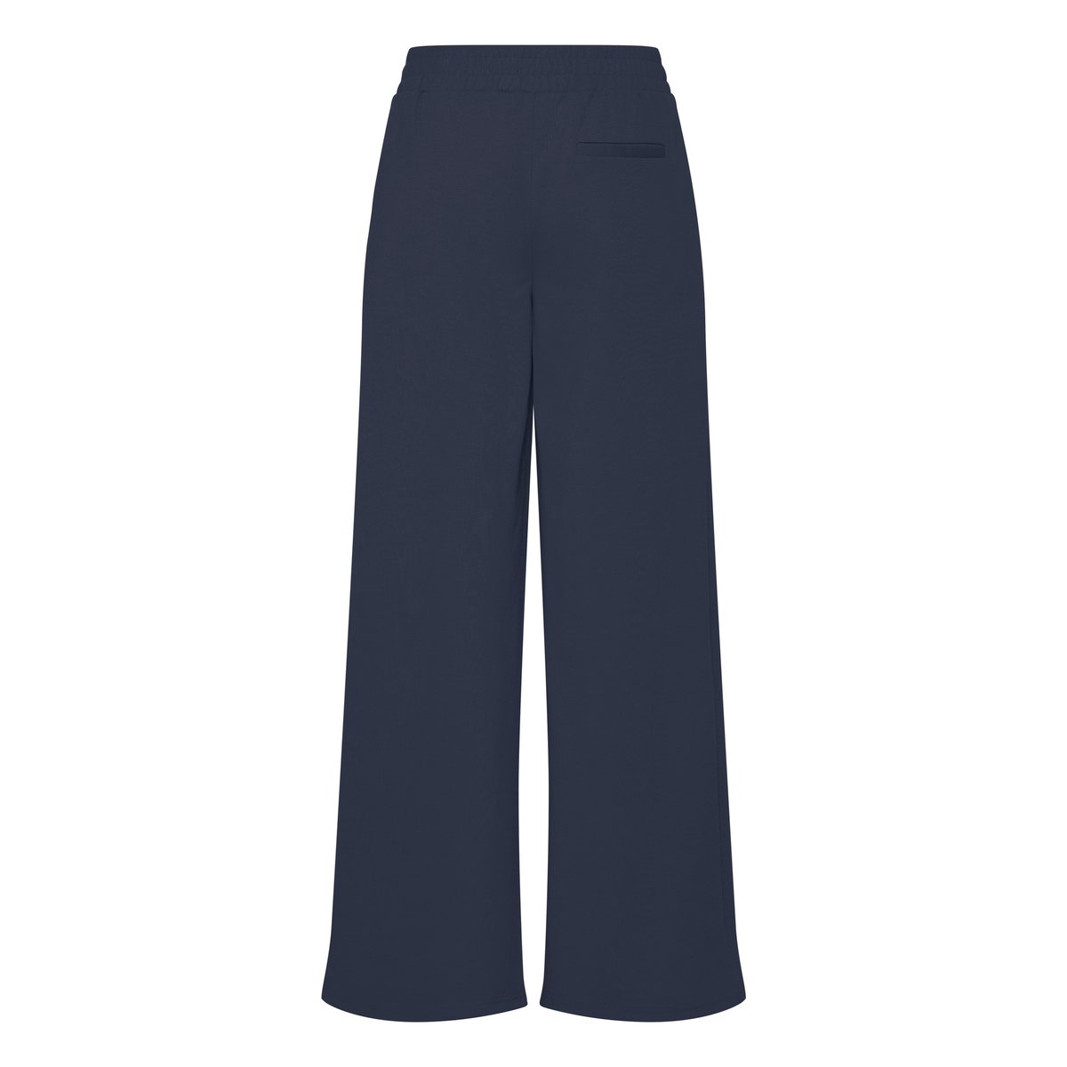 Pantalon coupe droite, jambes larges bleu total eclipse, ICHI