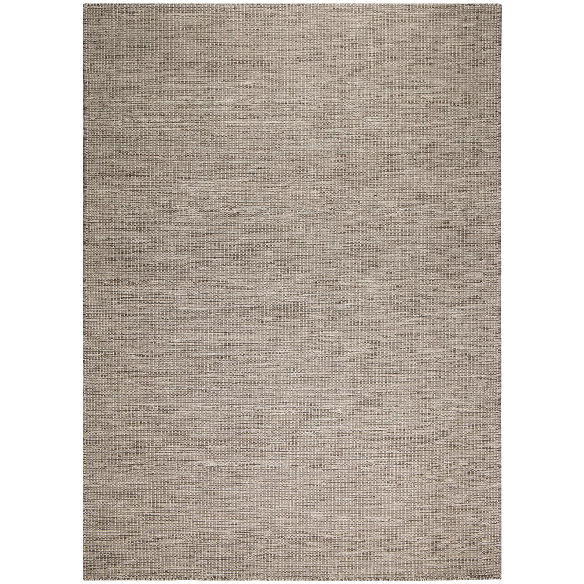 Tapis kilim fait main en laine motif uni LOOK 408 gris, UN AMOUR DE TAPIS