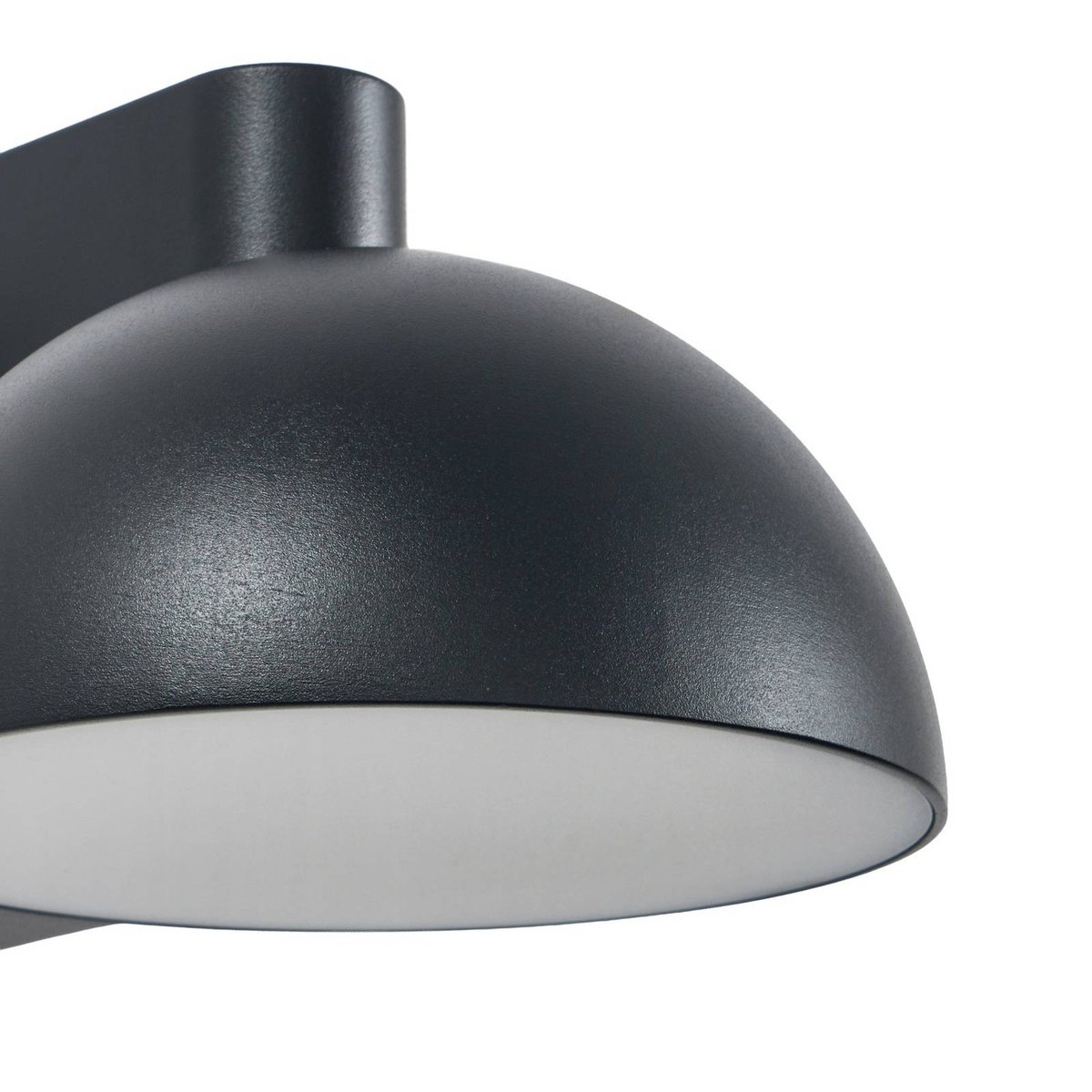 Applique extérieure en métal moderneLED noir, blanc, LUCANDE