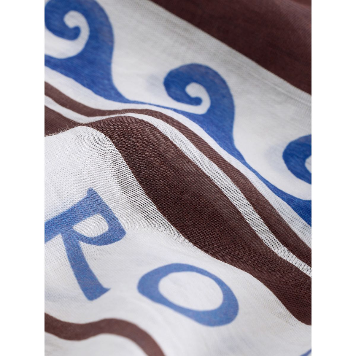 Chemise légère à manches courtes imprimé bordure marron chocolat, NEXT