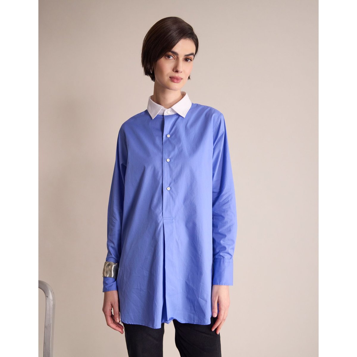 Chemise Blair bleu, INES DE LA FRESSANGE PARIS