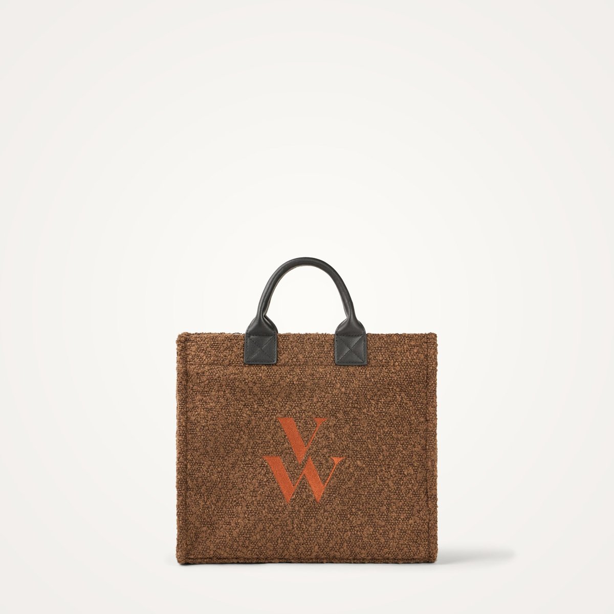 Sac cabas avec anses Mini INÈS marron, VANESSA WU
