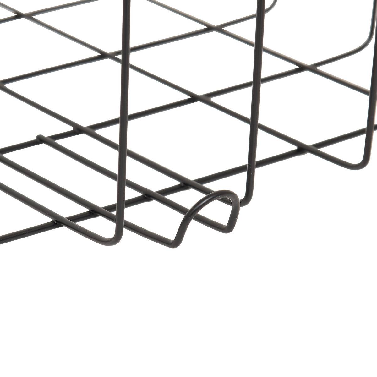 Étagère suspendue empilable en acier SPACY noir, 5FIVE SIMPLY SMART