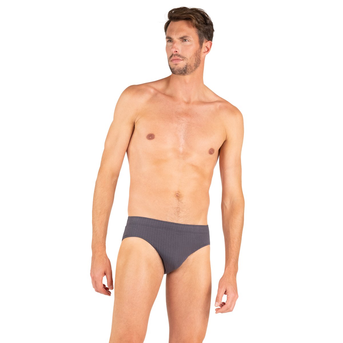 Lot de 3 slips coton rouge + bleu + bleu marine, EMINENCE