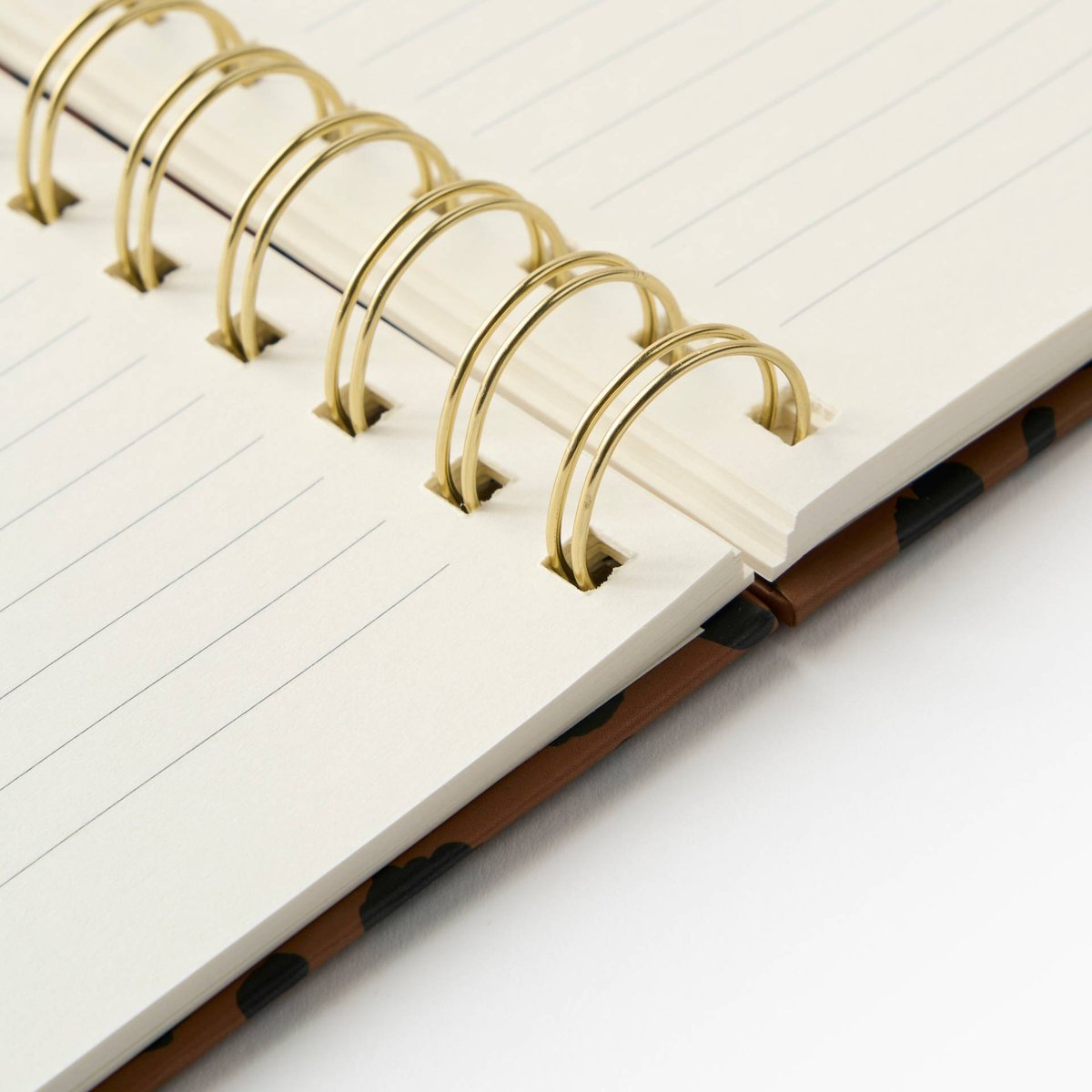 Carnet A5 spirale, 80 pages pecan, MONOPRIX