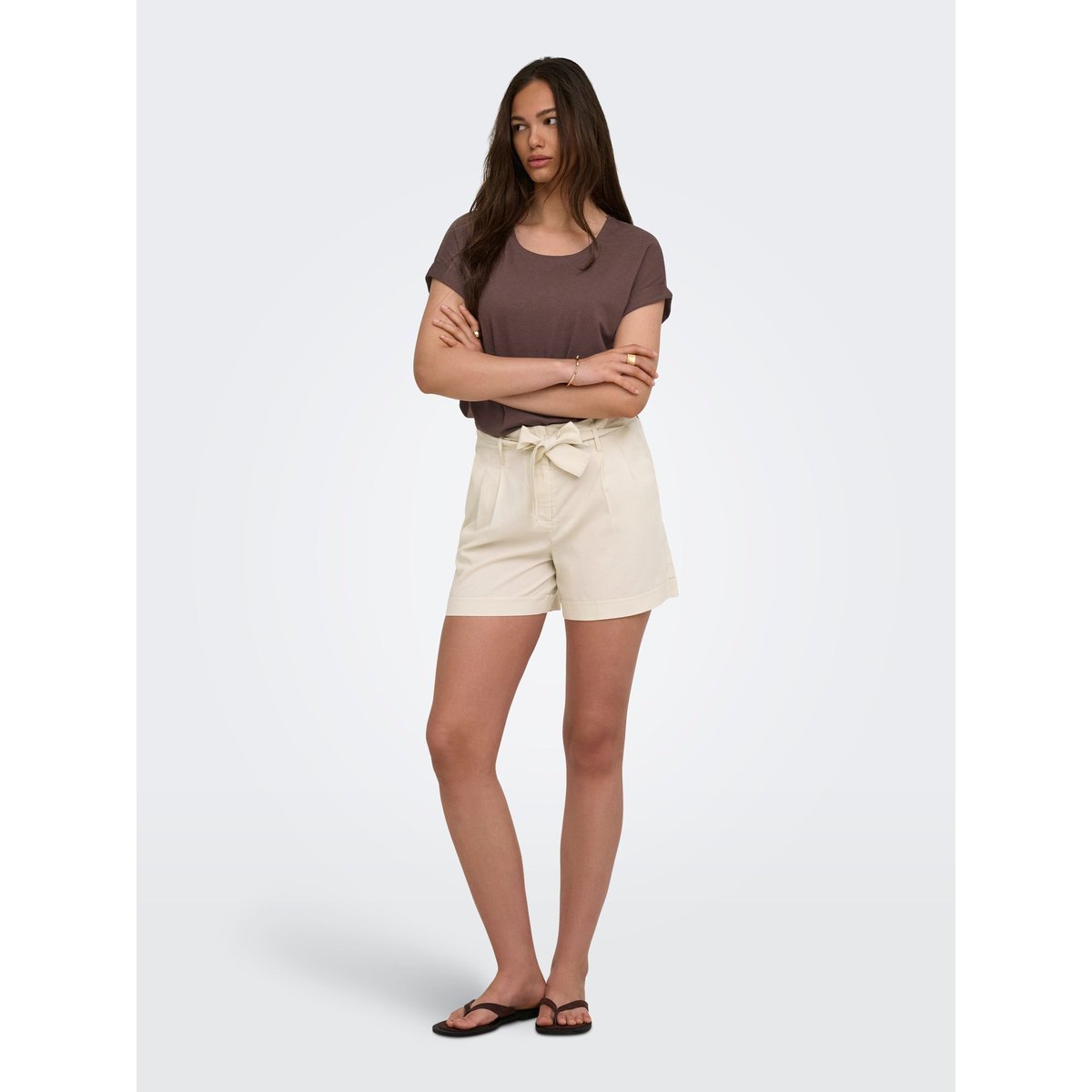 Short De Ville oatmeal 1, ONLY