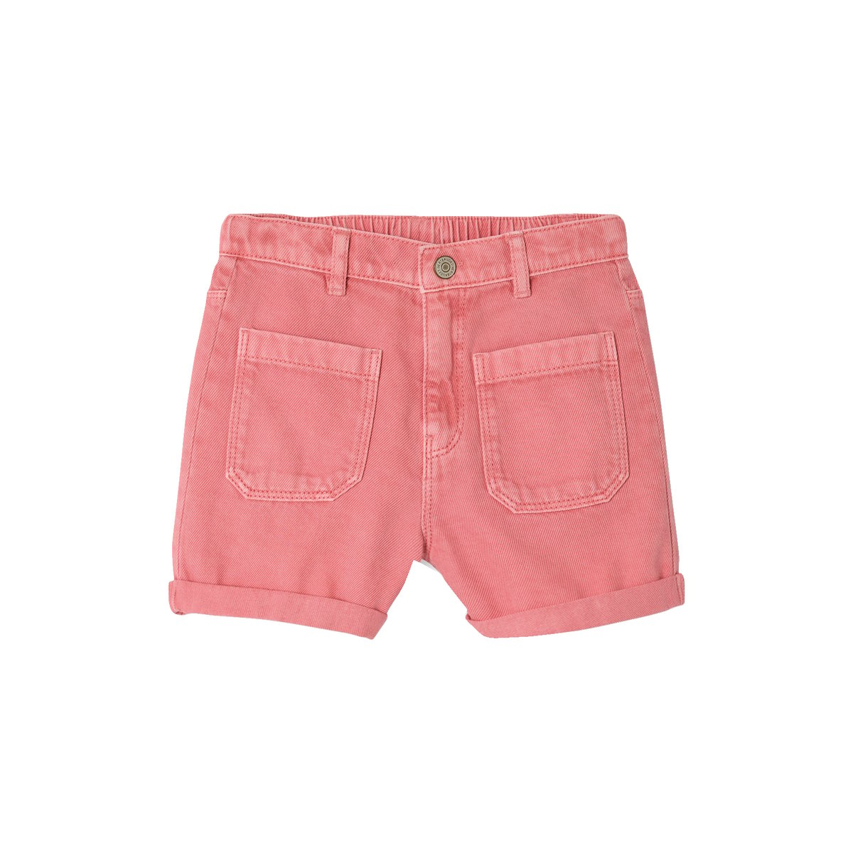 Short à poches plaquées rose, VERTBAUDET