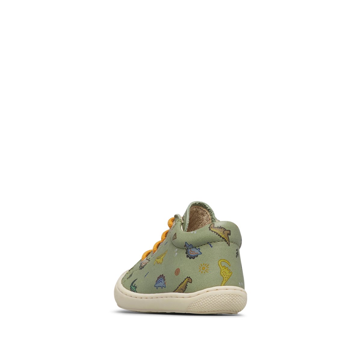 Chaussures premiers pas en cuir COCOON vert-, NATURINO