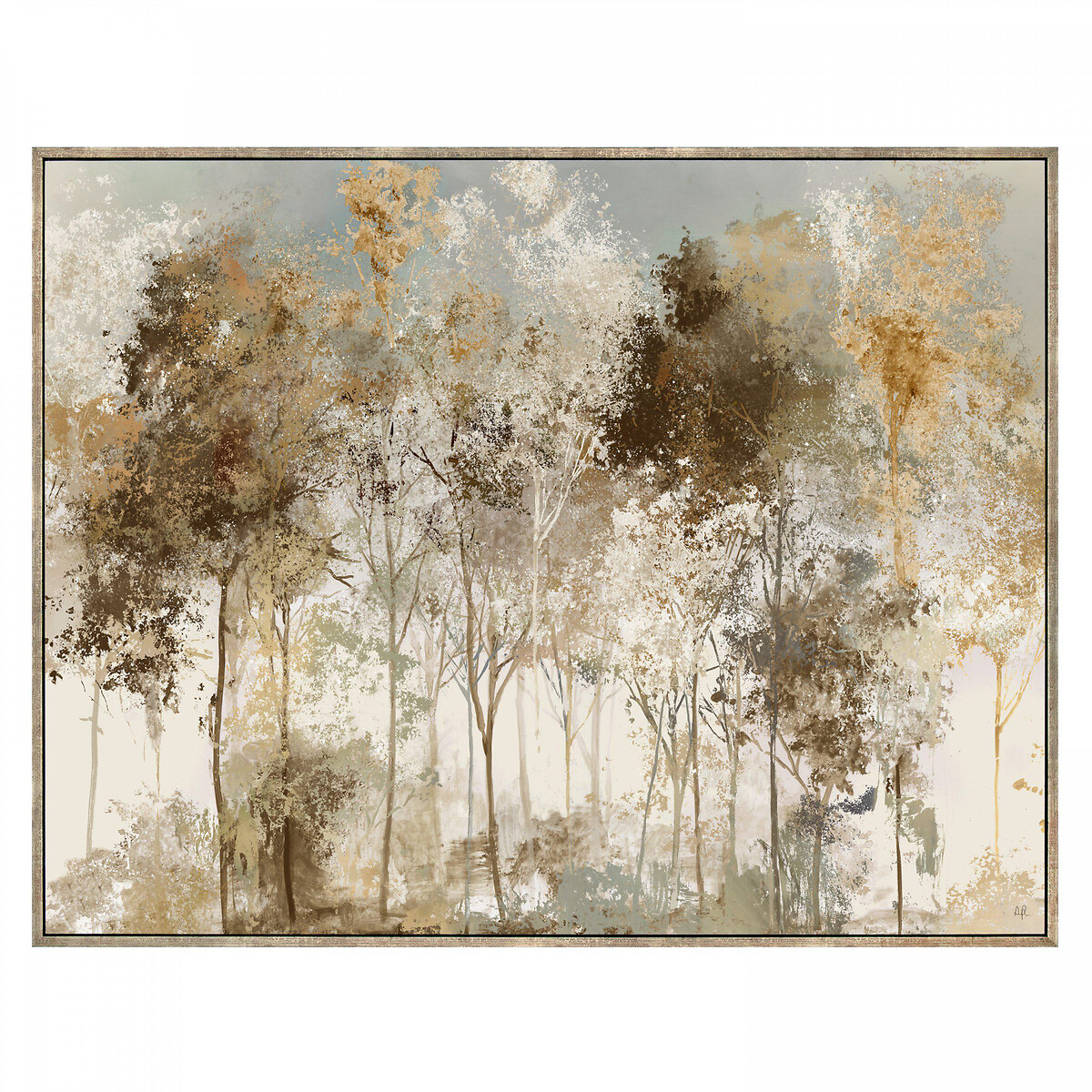 93x73cm Copper Forest Framed Print gold-coloured, ÉDITÉ