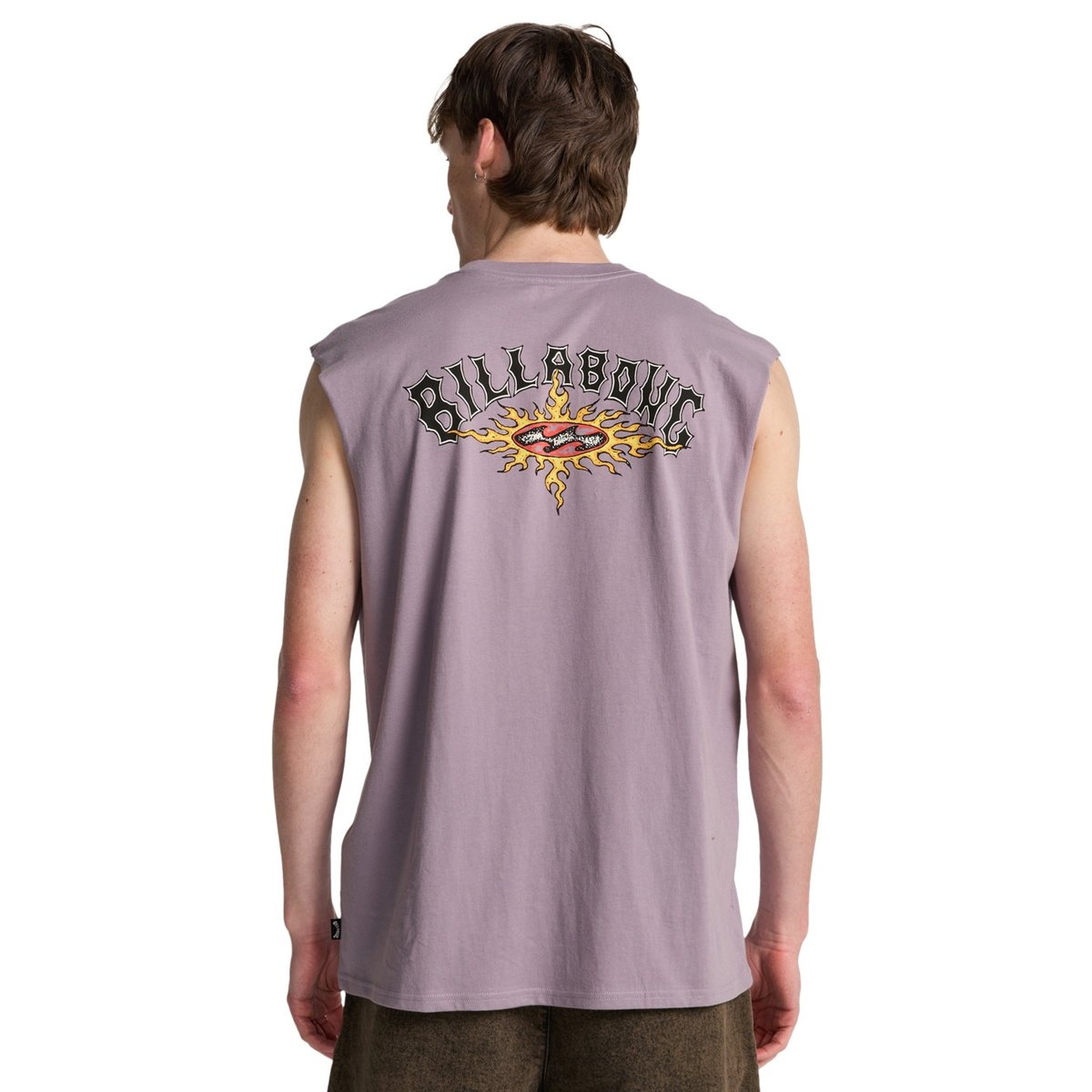 T-shirt sans manches BURN OUT violet purple ash, BILLABONG