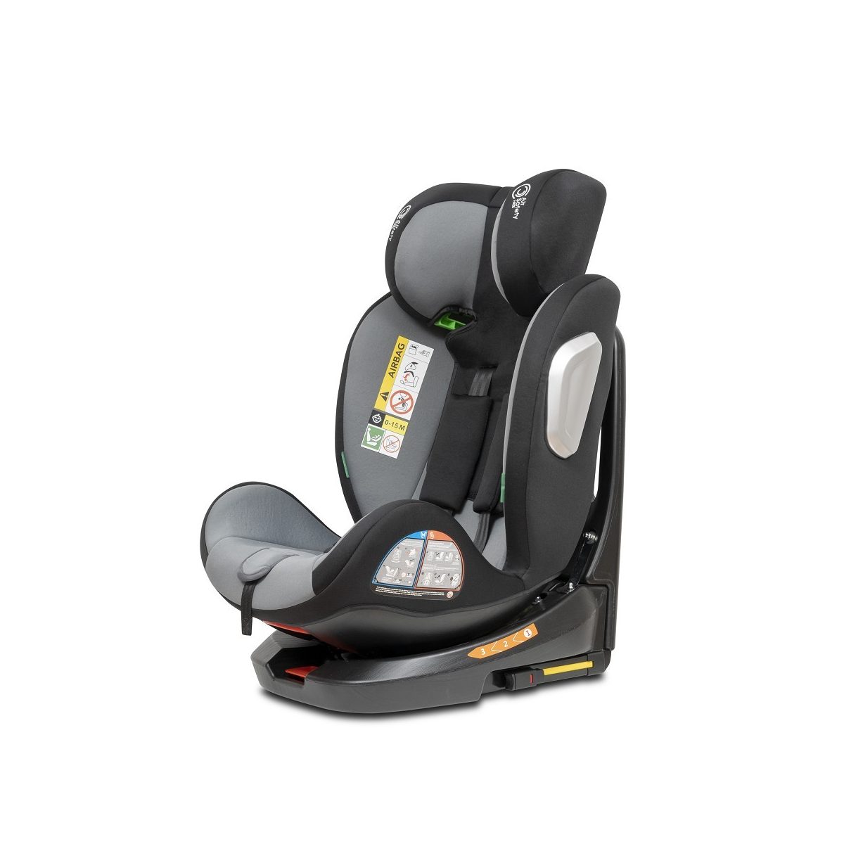 Siège auto Aruna - gris - sécurité enfant en voiture multicolore, INTERBABY