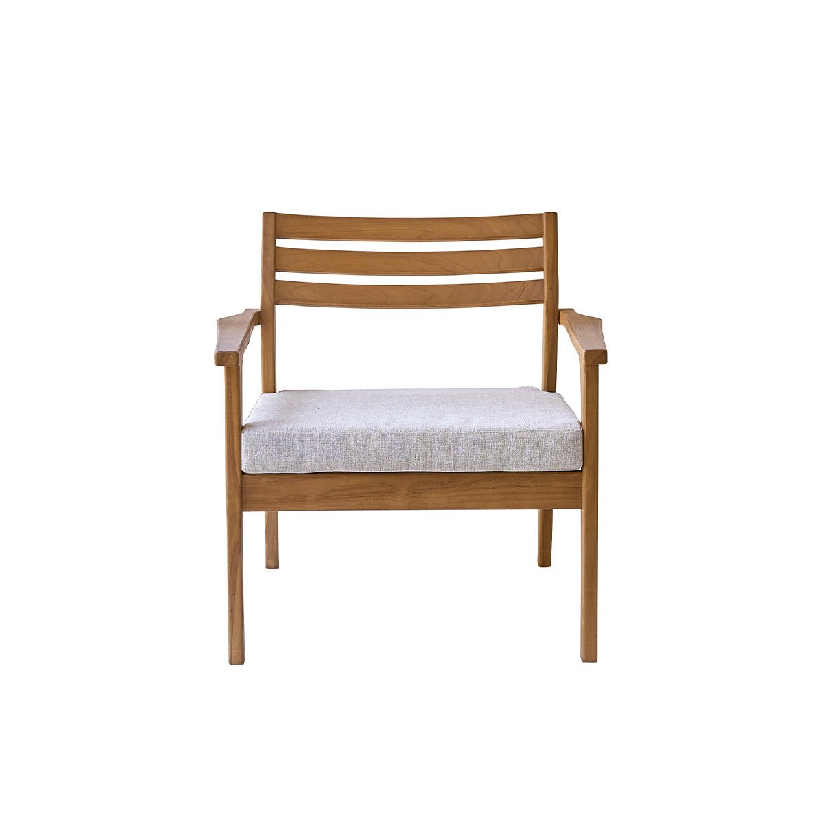 Fauteuil de jardin en teck massif BARI naturel, BERAH GETAH