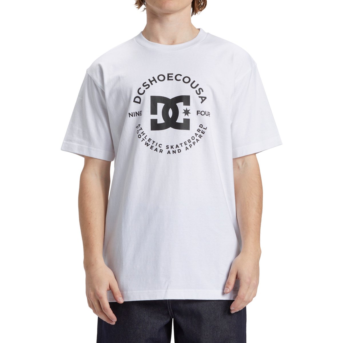 T-shirt. blanc white, DC SHOES