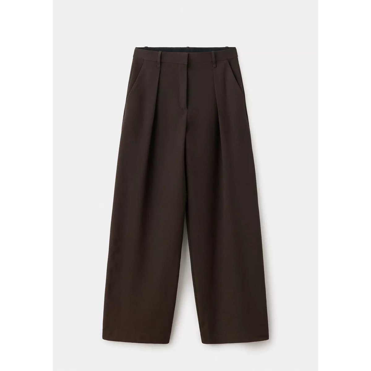 Pantalon leo marron, MANGO