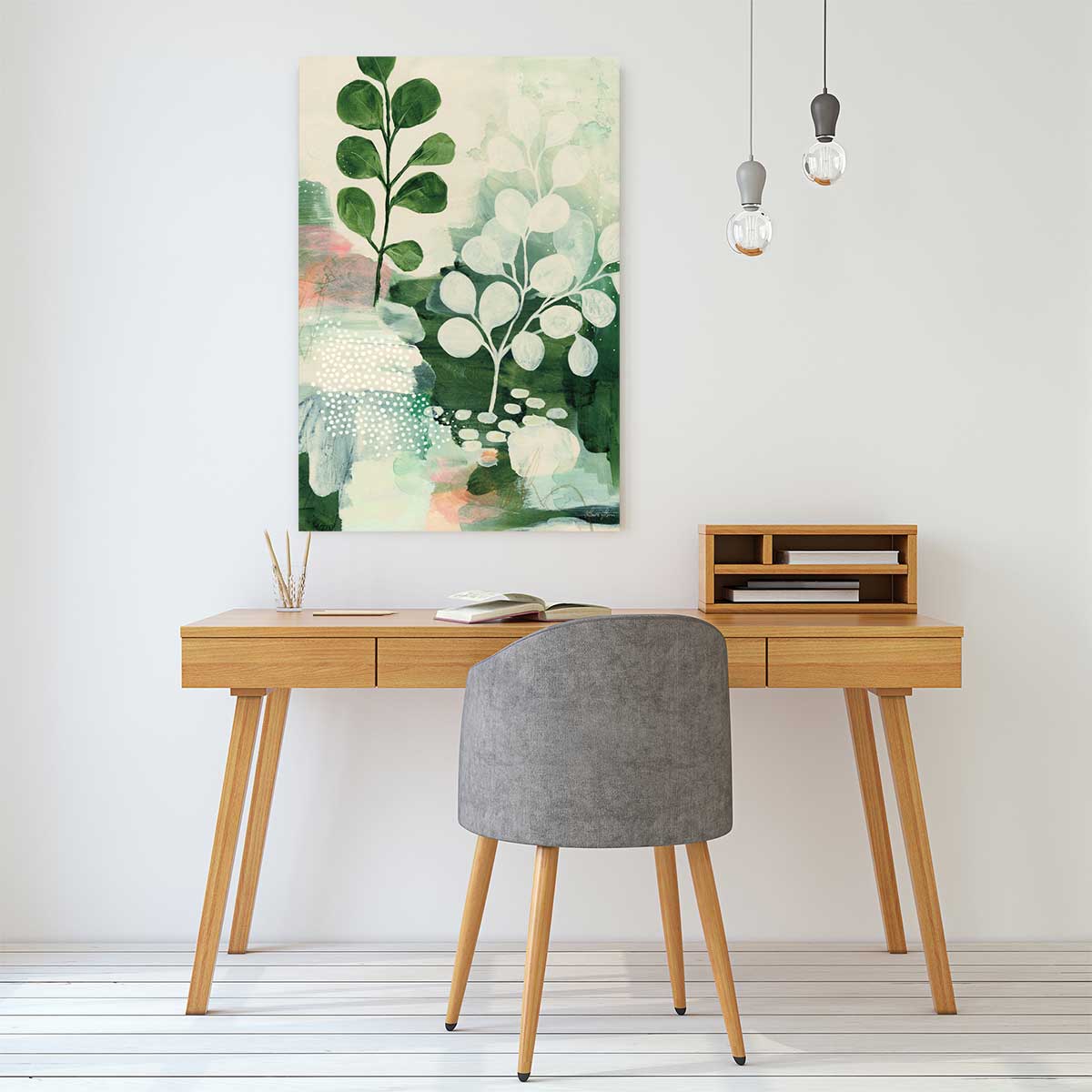 Tableau de fleurs histoire de la nature toile imprimée, HEXOA