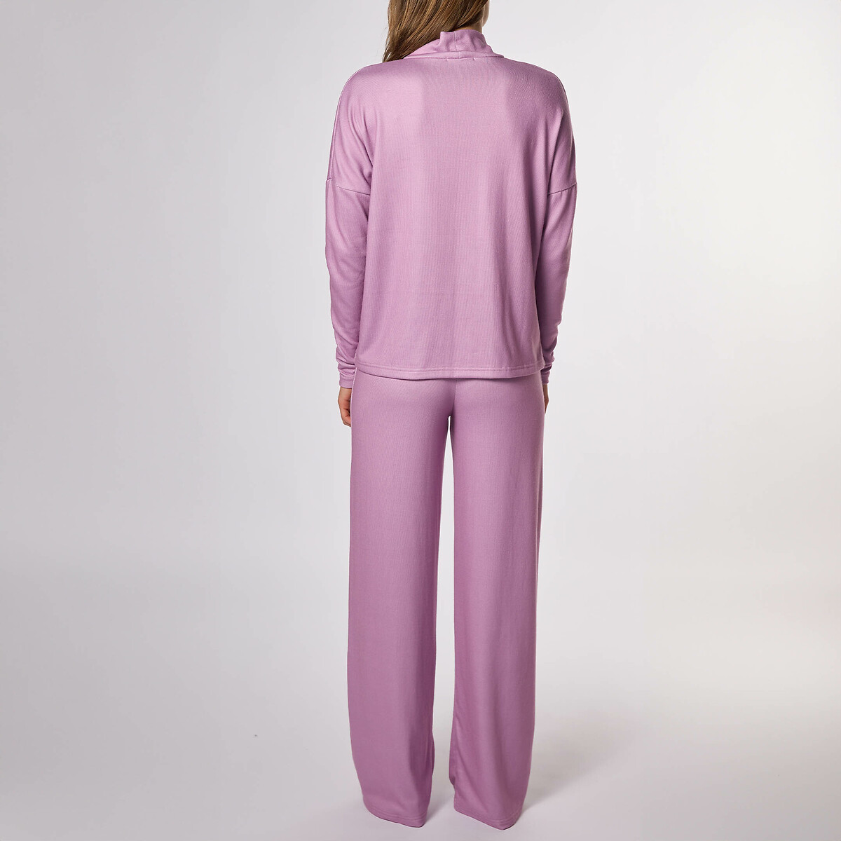 Pyjama homewear côtelé Patch violet, NAF NAF