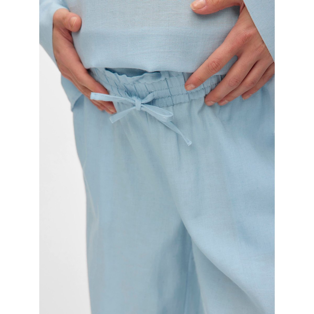Pantalon À Jambe Large turquiose - niagara mist 1, MAMA LICIOUS