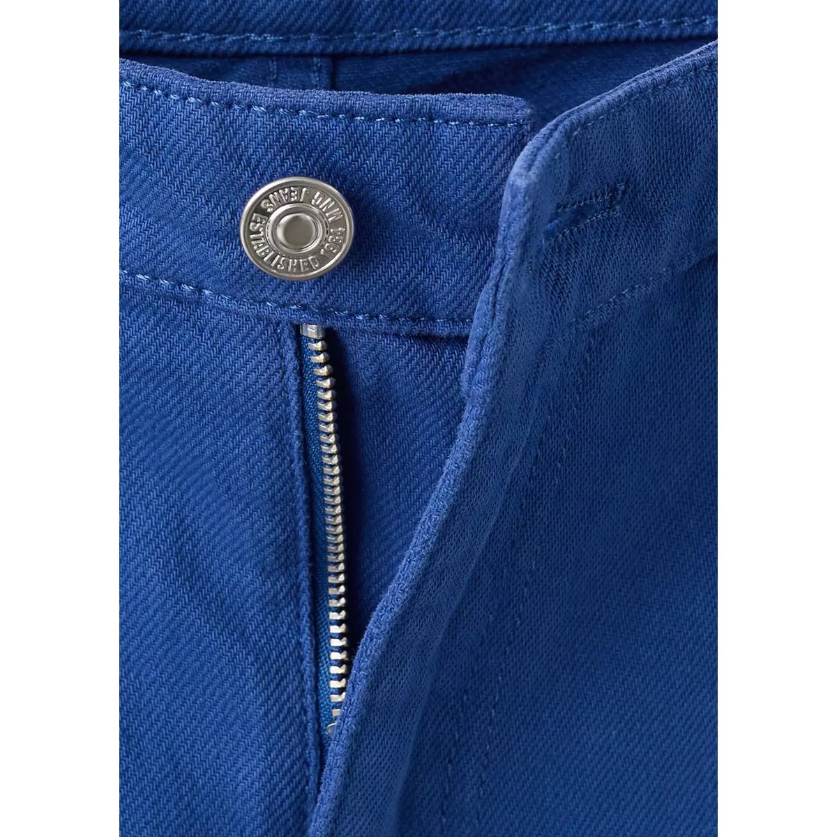Jean large taille normale bleu, MANGO