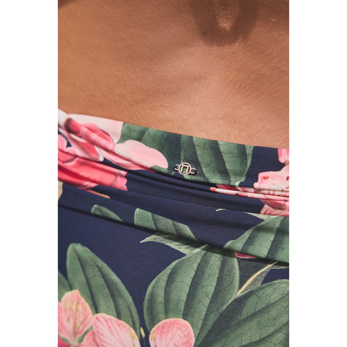 Bas de bikini collection kew floral bleu marine/rose, NEXT