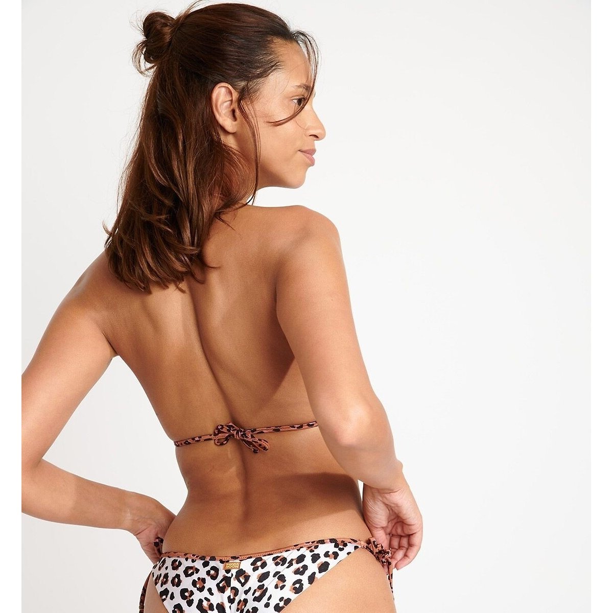 Triangle Bikini Top, Erio Makaba leopard print, BANANA MOON
